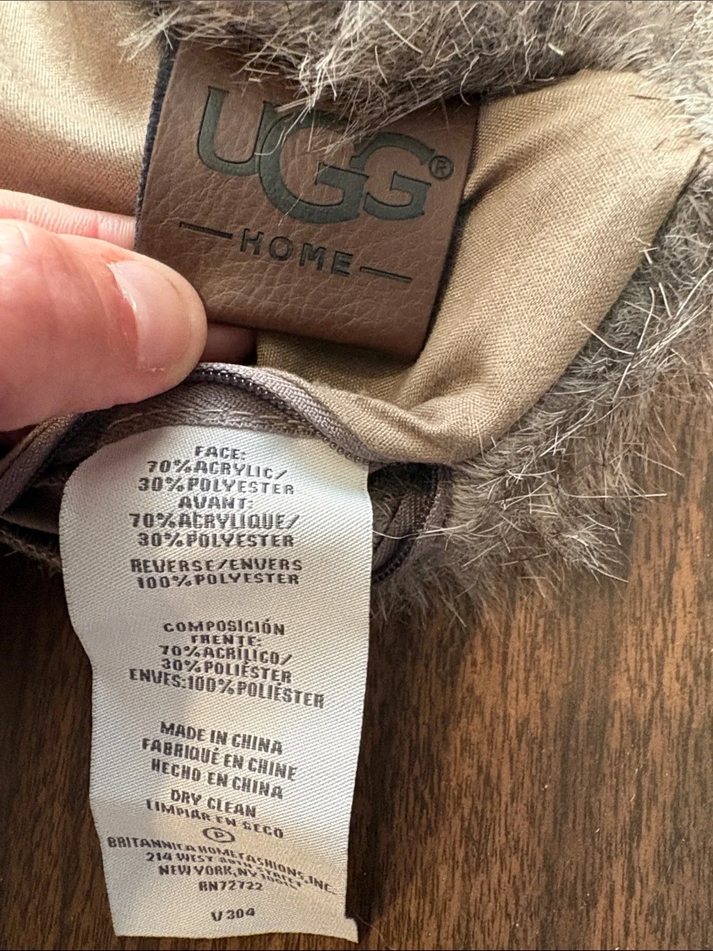 UGG Home Faux Fur Pillow Case